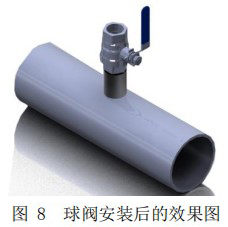 天然氣熱式氣體質(zhì)量流量計球閥安裝圖